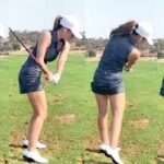 【女子ゴルフ】LPGAプロハンナ・グレッグの美しいの下半身リード😍何度も見てお手本にしましょう💕【アメリカ人プロゴルファー@hannahbgg】