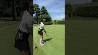 インスタゴルフ女子フォロワー数NO.1あおい夏海さんのパター練習・熊谷ゴルフクラブ2022年6月