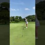 インスタゴルフ女子フォロワー数NO.1あおい夏海さんのパター練習・勝浦ゴルフ俱楽部2022年7月