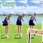 Olivia Cowan オリビア・コワン ドイツの女子ゴルフ スローモーションスイング!!!