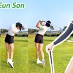 Sae Eun Son ソン ・セウン 韓国の女子ゴルフ スローモーションスイング!!!