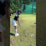 人気ゴルフ女子mamiさんのアプローチ練習・富士箱根カントリークラブ2022年6月