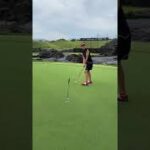 人気ゴルフ女子sabuさんのパター練習・吉井カントリークラブ2022年7月