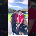 BLACK ＆ RED　-晩夏のゴルフは色でイメージチェンジ-　#shorts