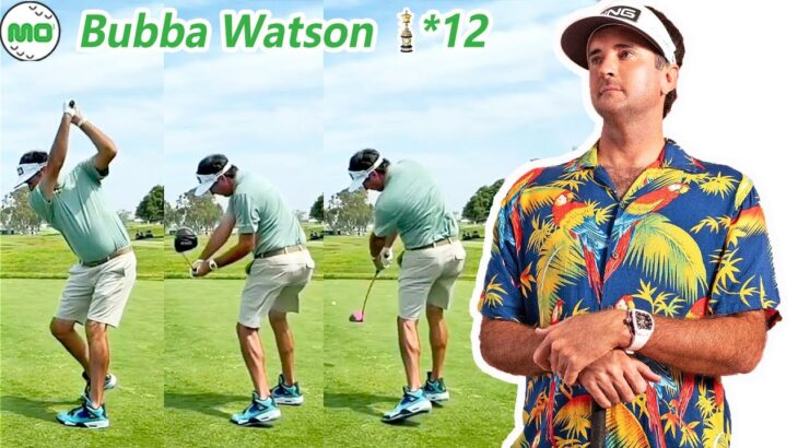 Bubba Watson バッバ・ワトソン 米国の男子ゴルフ スローモーションスイング!!!