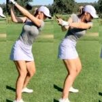 【女子ゴルフ】LPGAプロハンナ・グレッグの美しいの下半身リード😍何度も見てお手本にしましょう💕【アメリカ人プロゴルファー@hannahbgg】Vol2