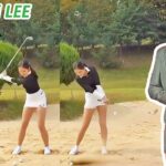 MI JI LEE イ・ミジ 韓国の女子ゴルフ スローモーションスイング!!!