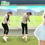 Min  Kim キム・ミン  韓国の女子ゴルフ スローモーションスイング!!!