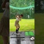 人気ゴルフ女子ななさんのアイアン練習・富士箱根カントリークラブ2022年9月