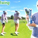 Ally Ewing アリー・ユーイング 米国の女子ゴルフ スローモーションスイング!!!