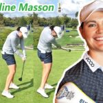Caroline Masson カロリン・マソン ドイツの女子ゴルフ スローモーションスイング!!!