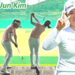 Hee Jun Kim  キム・ヒジュン  韓国の女子ゴルフ スローモーションスイング!!!