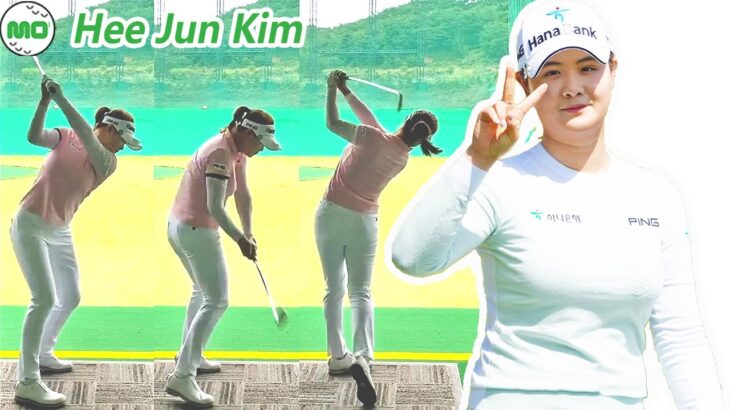 Hee Jun Kim  キム・ヒジュン  韓国の女子ゴルフ スローモーションスイング!!!
