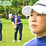 Ji-Yai Shin 申ジエ 韓国の女子ゴルフ スローモーションスイング!!!