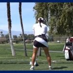 美女ゴルファー「Mingee Lee」幻想的なゴルフスイングモーション＆スローモーション, Beauty golfer “Mingee Lee” fantastic golf swing motion