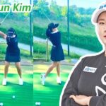 Se Eun Kim キム・セウン 韓国の女子ゴルフ スローモーションスイング!!!