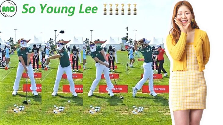 So Young Lee イ・ソヨン 韓国の女子ゴルフ スローモーションスイング!!!
