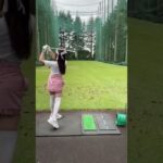 人気ゴルフ女子リリさんのアイアン練習星の宮カントリー倶楽部2022年10月
