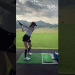 人気ゴルフ女子武田奈津美さんのドライバー練習・オークビレッジ2022年10月