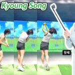 Nam Kyoung Song  ソン・ナムギョン 韓国の女子ゴルフ スローモーションスイング!!!