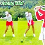 Woo Jung Kim キム・ウジョン 韓国の女子ゴルフ スローモーションスイング!!!