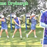 Gemma Dryburgh ジェマ・ドライバーグ スコットランドの女子ゴルフ スローモーションスイング!!!