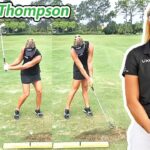 Lexi Thompson レキシー・トンプソン 米国の女子ゴルフ スローモーションスイング!!!