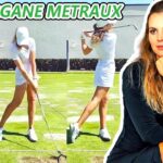 MORGANE METRAUX モルガン・メトロー スイスの女子ゴルフ スローモーションスイング!!!