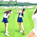 Min Chae Choi チェ・ミンチェ 韓国の女子ゴルフ スローモーションスイング!!!