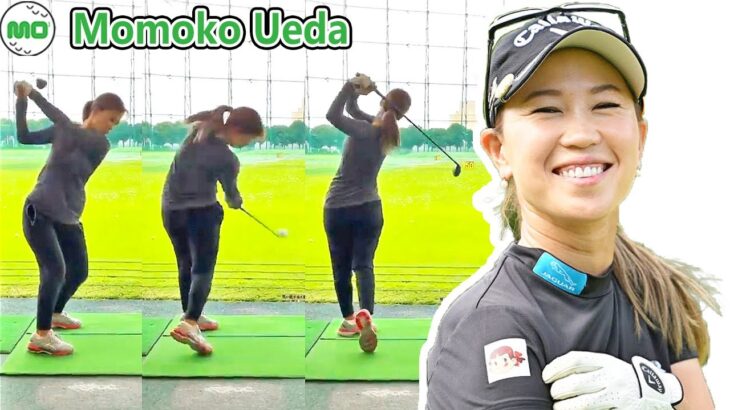 Momoko Ueda 上田桃子 日本の女子ゴルフ スローモーションスイング!!!