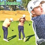Russell Henley ラッセル・ヘンリー 米国の男子ゴルフ スローモーションスイング!!!
