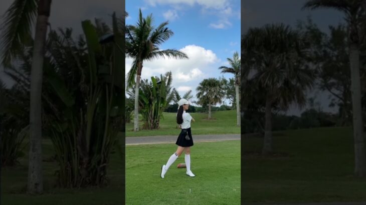 宮古島ゴルフ合宿！#shorts #golf #golfgirl #ゴルフ女子 #ゴルフスイング