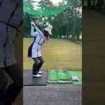 人気ゴルフ女子あやさんのアイアン練習・霞ヶ浦国際ゴルフコース2022年12月