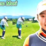 Ayano Mori 森彩乃 日本の女子ゴルフ スローモーションスイング!!!