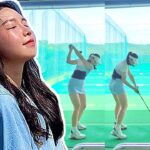 Ja Rim Kim​ キム・ザリム 韓国の女子ゴルフ スローモーションスイング!!!