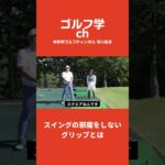 スイングの邪魔をしないグリップとは【中井学ゴルフチャンネル切り抜き】#Shorts