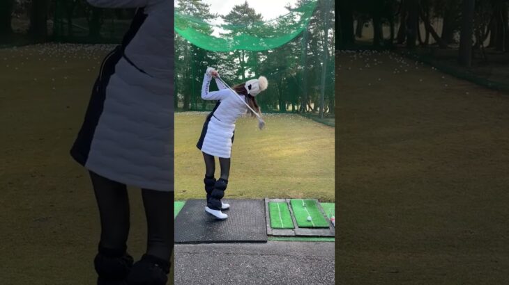 人気ゴルフ女子あやさんのUT練習・霞ヶ浦国際ゴルフコース2022年12月