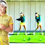 Yui Kawamoto 河本結 日本の女子ゴルフ スローモーションスイング!!!