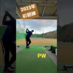 【朝練】2023年初ゴルフ練習 #shorts #golfswing #ゴルフ #ゴルフスイング動画