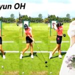 Ji Hyun OH オ・ジヒョン 韓国の女子ゴルフ スローモーションスイング!!!