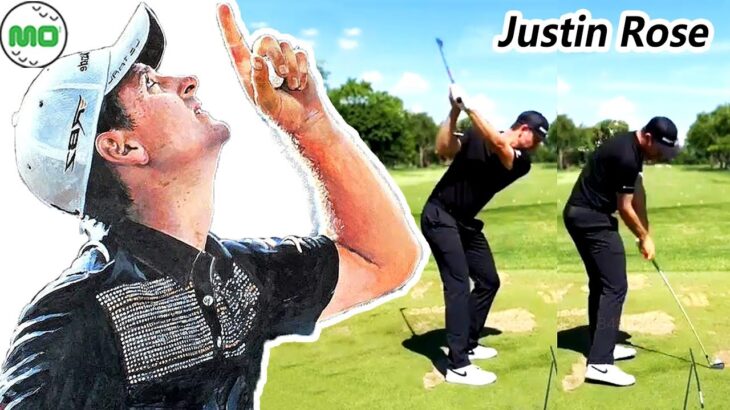 Justin Rose ジャスティン・ローズ イングランドの男子ゴルフ スローモーションスイング!!!