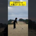 #右向いてる #golf #ゴルフ #ゴルフ女子 #swing 川奈ホテル大島コース