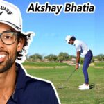 Akshay Bhatia アクシェイ・バティア 米国の男子ゴルフ スローモーションスイング!!!