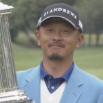 男子ゴルフの中日クラウンズ　ベテラン42歳岩田寛選手が２年ぶりＶ