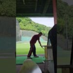 ゴルフ　スイング練習中　55+2歳、初心者No.24