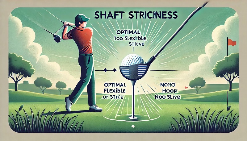 ドライバーのフックを防ぐシャフトの最適な硬さ