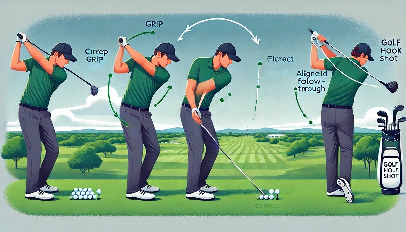 ゴルフのフックを直したい！基本の矯正方法